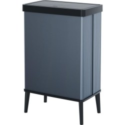 Poubelle sur pieds - VERTO - CURVER - Ouverture touch - 54 L - Bleu pe