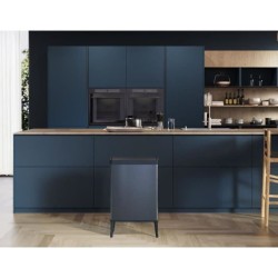 Poubelle sur pieds - VERTO - CURVER - Ouverture touch - 54 L - Bleu pe