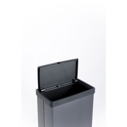 Poubelle sur pieds - VERTO - CURVER - Ouverture touch - 54 L - Bleu pe