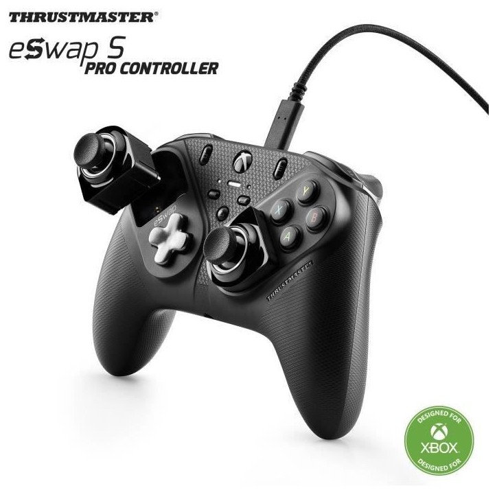 Manette de jeu - THRUSTMASTER - Eswap S Pro Controller - Noir - Xbox Séries X et S, Xbox One et PC Manette de jeu - THRUSTMASTER - Eswap S Pro Controller - Noir - Xbox Séries X et S, Xbox One et PC
