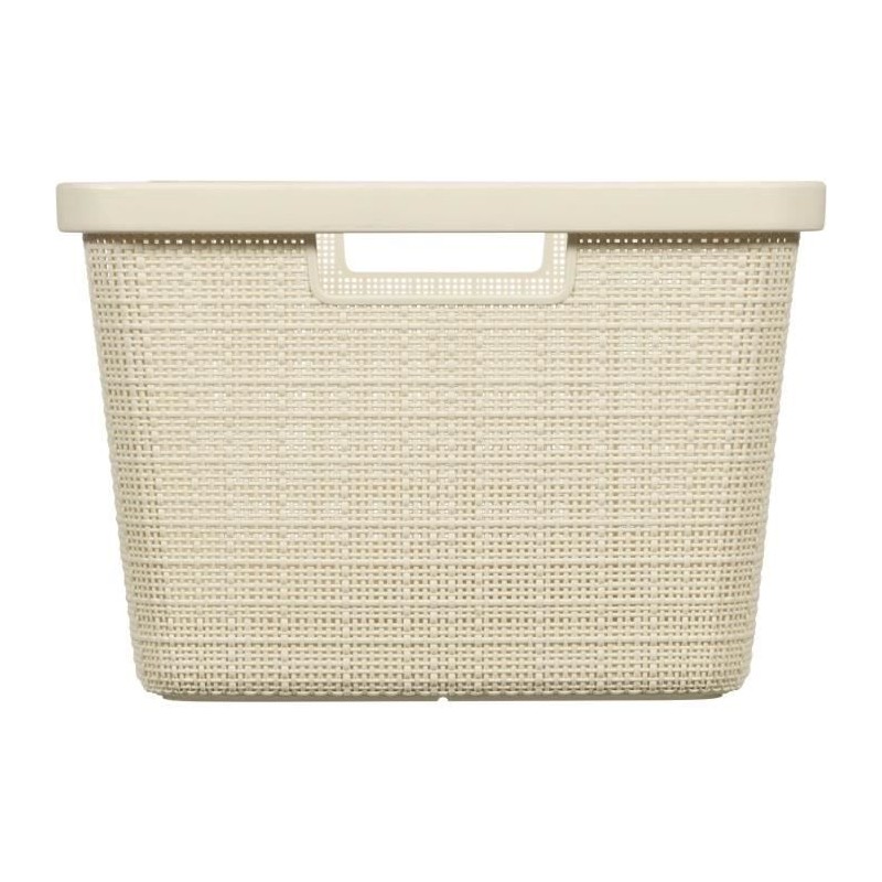 Corbeille a linge - Curver - Jute - 46 L - Beige Corbeille a linge - Curver - Jute - 46 L - Beige