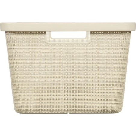 Corbeille a linge - Curver - Jute - 46 L - Beige