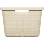 Corbeille a linge - Curver - Jute - 46 L - Beige