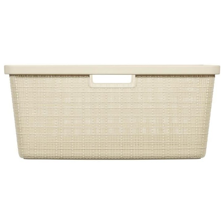 Corbeille a linge - Curver - Jute - 46 L - Beige