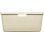 Corbeille a linge - Curver - Jute - 46 L - Beige