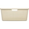 Corbeille a linge - Curver - Jute - 46 L - Beige