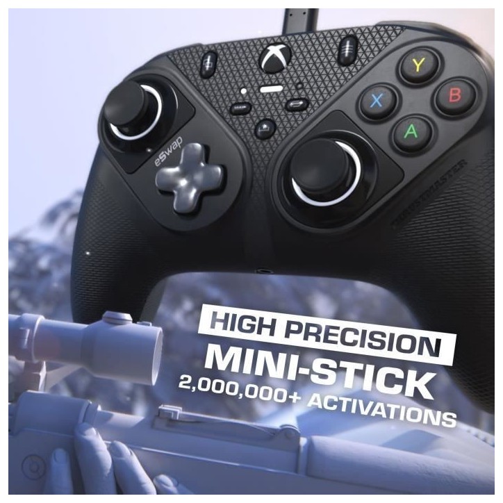 Manette de jeu - THRUSTMASTER - Eswap S Pro Controller - Noir - Xbox Séries X et S, Xbox One et PC Manette de jeu - THRUSTMASTER - Eswap S Pro Controller - Noir - Xbox Séries X et S, Xbox One et PC