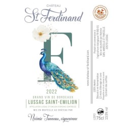 Château St Ferdinand Cuvée F 2022 Lussac Saint-Emilion - Vin rouge d