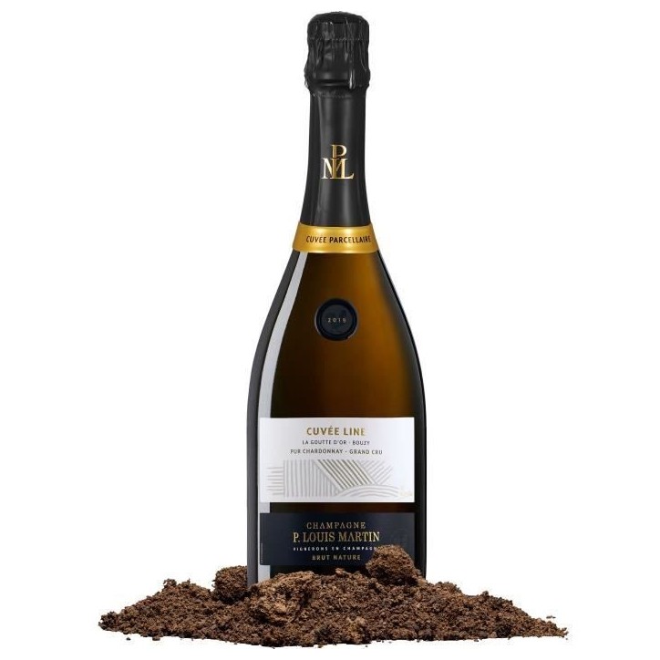Champagne Paul Louis Martin Cuvée Line millésimé 2019 - Parcelle La Goutte d'or - Bouzy Pur Chardonnay - Grand Cru - 75cl Champagne Paul Louis Martin Cuvée Line millésimé 2019 - Parcelle La Goutte d'or - Bouzy Pur Chardonnay - Grand Cru - 75cl