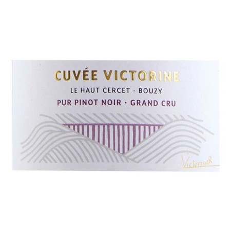 Champagne Paul Louis Martin Cuvée Victorine Brut millésimé - 2019 - Parcelle Le haut Cercet - Bouzy Pur Pinot Noir - Grand Cr