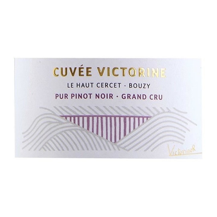 Champagne Paul Louis Martin Cuvée Victorine Brut millésimé - 2019 - Parcelle Le haut Cercet - Bouzy Pur Pinot Noir - Grand Cr Champagne Paul Louis Martin Cuvée Victorine Brut millésimé - 2019 - Parcelle Le haut Cercet - Bouzy Pur Pinot Noir - Grand Cr