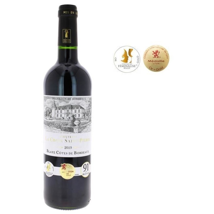 Château La Croix Saint-Pierre 2022 Blaye Côtes de Bordeaux - Vin rouge de Bordeaux