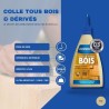 Colle bois - CYANOLIT - Bois et dérivés - 500 g - Haute résistance