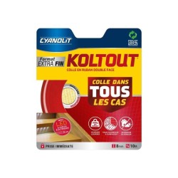 Ruban adhésif double face - CYANOLIT - Ruban extra fin - Ultra fin -