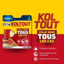 Ruban adhésif double face - CYANOLIT - Ruban extra fin - Ultra fin -