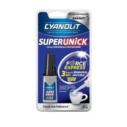 Colle réparatrice - CYANOLIT - Super unick instant pro - 20 g - Haute