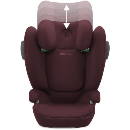 Siege auto CBX by CYBEX SOLUTION B3 I-FIX 3 a 12 ans - Groupe 2/3 - 100 a 150 cm Red | red