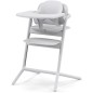 CYBEX - Chaise haute évolutive - Pack 3 en 1 - LEMO 2 - Blanc - Réglable en hauteur et en profondeur - Set bébé inclus CYBEX - Chaise haute évolutive - Pack 3 en 1 - LEMO 2 - Blanc - Réglable en hauteur et en profondeur - Set bébé inclus