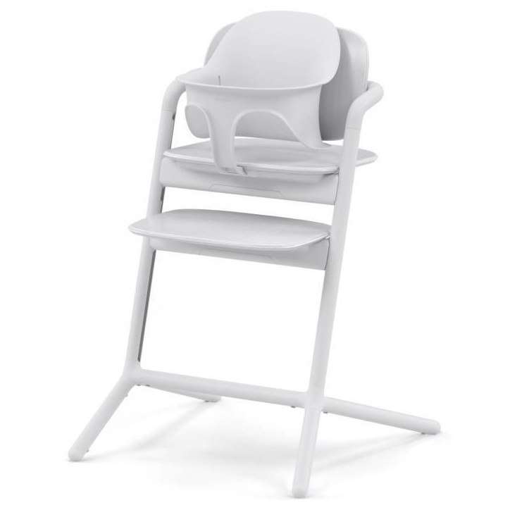 CYBEX - Chaise haute évolutive - Pack 3 en 1 - LEMO 2 - Blanc - Réglable en hauteur et en profondeur - Set bébé inclus CYBEX - Chaise haute évolutive - Pack 3 en 1 - LEMO 2 - Blanc - Réglable en hauteur et en profondeur - Set bébé inclus