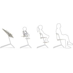 CYBEX - Chaise Haute Evolutive et Réglable Lemo 2 - Sand White