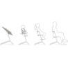 CYBEX - Chaise Haute Evolutive et Réglable Lemo 2 - Sand White