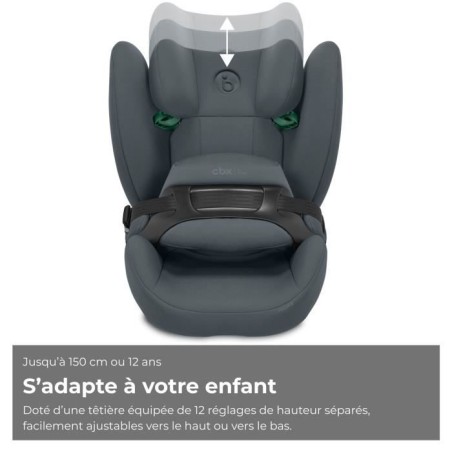 CBX BY CYBEX - Siege auto Gr. 1/2/3 Pallas B i-Size Cobblestone Grey-Dark Grey - Gris