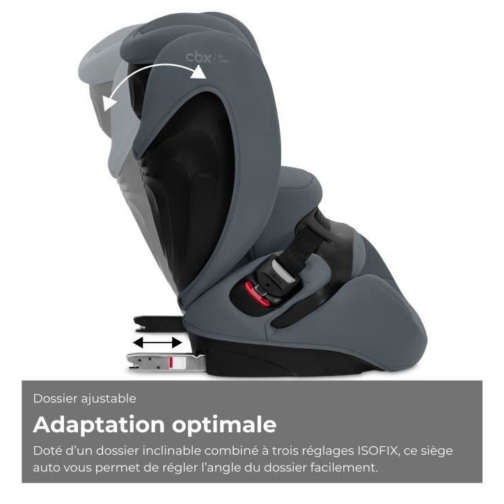 CBX BY CYBEX - Siege auto Gr. 1/2/3 Pallas B i-Size Cobblestone Grey-Dark Grey - Gris