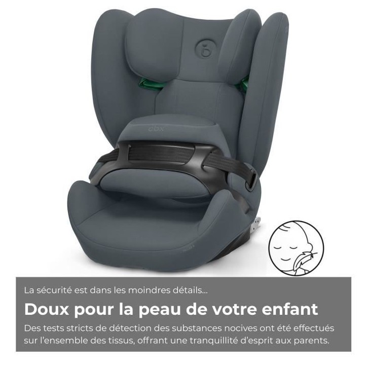 CBX BY CYBEX - Siege auto Gr. 1/2/3 Pallas B i-Size Cobblestone Grey-Dark Grey - Gris