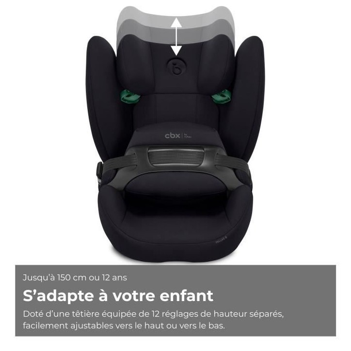 CBX BY CYBEX - Siege auto Gr. 1/2/3 Pallas B i-Size Pure black - Noir CBX BY CYBEX - Siege auto Gr. 1/2/3 Pallas B i-Size Pure black - Noir