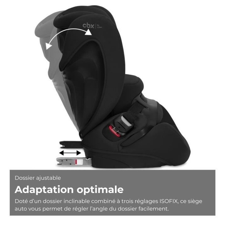 CBX BY CYBEX - Siege auto Gr. 1/2/3 Pallas B i-Size Pure black - Noir CBX BY CYBEX - Siege auto Gr. 1/2/3 Pallas B i-Size Pure black - Noir