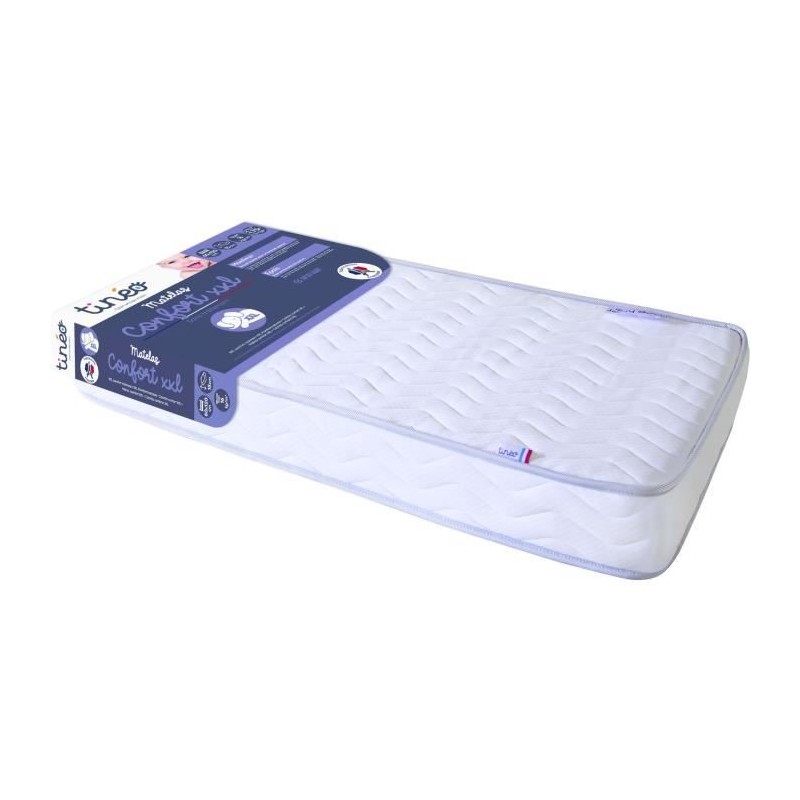 Matelas Bébé Confort XXL TINEO 60x120x15cm - Sans Traitement - Fabri Matelas Bébé Confort XXL TINEO 60x120x15cm - Sans Traitement - Fabri