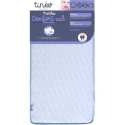 Matelas Bébé Confort XXL TINEO 60x120x15cm - Sans Traitement - Fabri