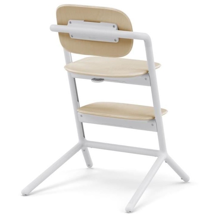 CYBEX - Chaise haute évolutive - Pack 3 en 1 - LEMO 2 - Blanc/ Bois - Réglable en hauteur et en profondeur - Set bébé inclus CYBEX - Chaise haute évolutive - Pack 3 en 1 - LEMO 2 - Blanc/ Bois - Réglable en hauteur et en profondeur - Set bébé inclus