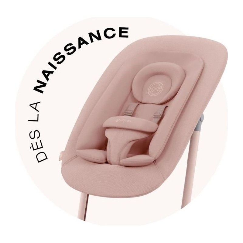 Transat LEMO 2 - CYBEX - Rose - Dossier ajustable - Evolutif - Mixte Transat LEMO 2 - CYBEX - Rose - Dossier ajustable - Evolutif - Mixte