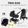 CYBEX Pack Poussette Trio EOS BLACK Moon Black : Poussette convertible