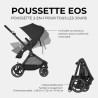 CYBEX Pack Poussette Trio EOS BLACK Moon Black : Poussette convertible