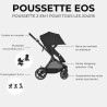 CYBEX Pack Poussette Trio EOS BLACK Moon Black : Poussette convertible