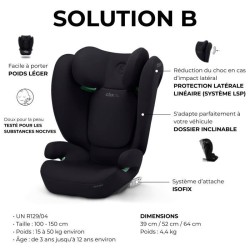 Siege auto CBX by CYBEX SOLUTION B I-FIX 3 a 12 ans - Groupe 2/3 - 100