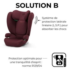 Siege auto CBX by CYBEX SOLUTION B I-FIX 3 a 12 ans - Groupe 2/3 - 100