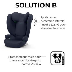 Siege auto CBX by CYBEX SOLUTION B I-FIX 3 a 12 ans - Groupe 2/3 - 100