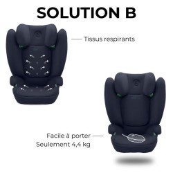 Siege auto CBX by CYBEX SOLUTION B I-FIX 3 a 12 ans - Groupe 2/3 - 100