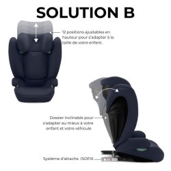 Siege auto CBX by CYBEX SOLUTION B I-FIX 3 a 12 ans - Groupe 2/3 - 100