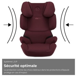 Siege auto CBX by CYBEX Solution X I-FIX 3 a 12 ans - Groupe 2/3 - 100