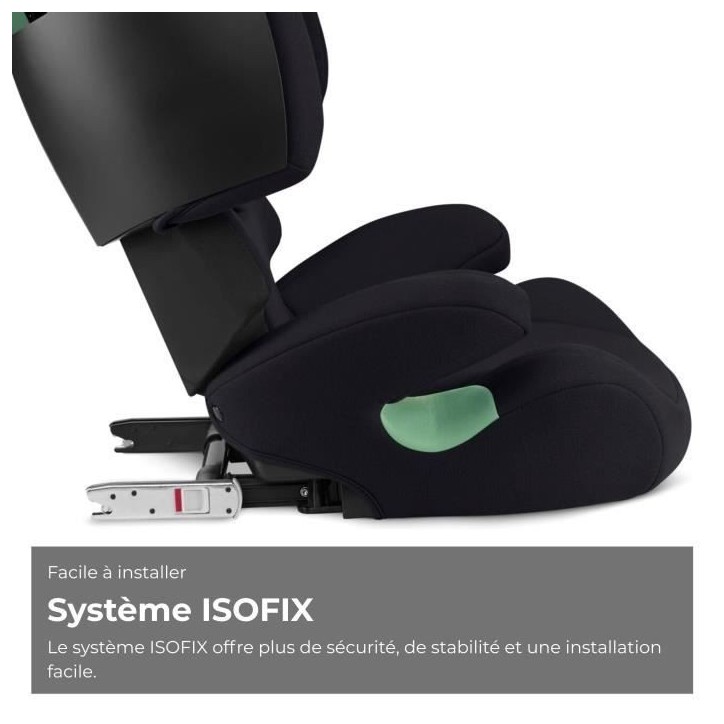 Siege auto CBX by CYBEX SOLUTION X I-FIX 3 a 12 ans - Groupe 2/3 - 100 a 150 cm Black | black