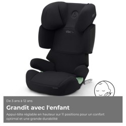 Siege auto CBX by CYBEX SOLUTION X I-FIX 3 a 12 ans - Groupe 2/3 - 100