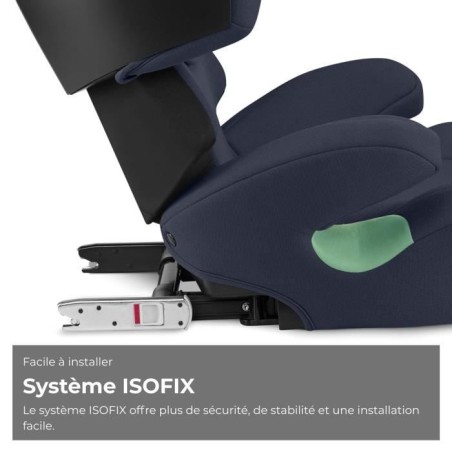 Siege auto CBX by CYBEX SOLUTION X I-FIX 3 a 12 ans - Groupe 2/3 - 100 a 150 cm Blue | blue