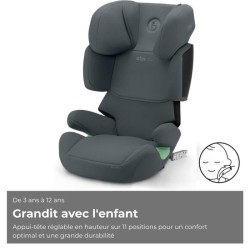 Siege auto CBX by CYBEX SOLUTION X I-FIX 3 a 12 ans - Groupe 2/3 - 100