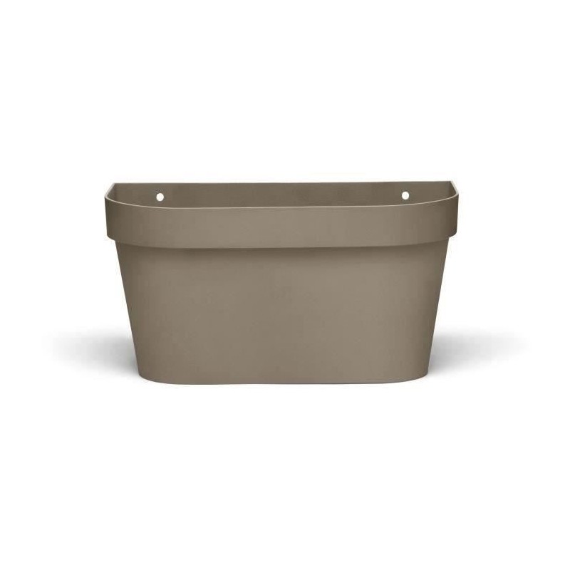 Pot mural - GARDEN ID Star - Taupe 36 x 16 cm - Réserve d'eau avec sy Pot mural - GARDEN ID Star - Taupe 36 x 16 cm - Réserve d'eau avec sy