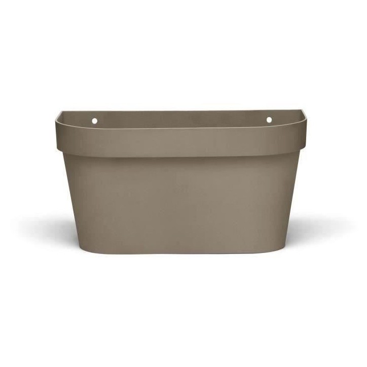 Pot mural - GARDEN ID Star - Taupe 36 x 16 cm - Réserve d'eau avec systeme de trop-plein - Recyclé et 100% recyclable Pot mural - GARDEN ID Star - Taupe 36 x 16 cm - Réserve d'eau avec systeme de trop-plein - Recyclé et 100% recyclable