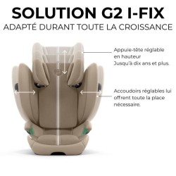 Siege auto Cybex Gold SOLUTION G2 I-FIX 3 a 12 ans - Groupe 2/3 - 100